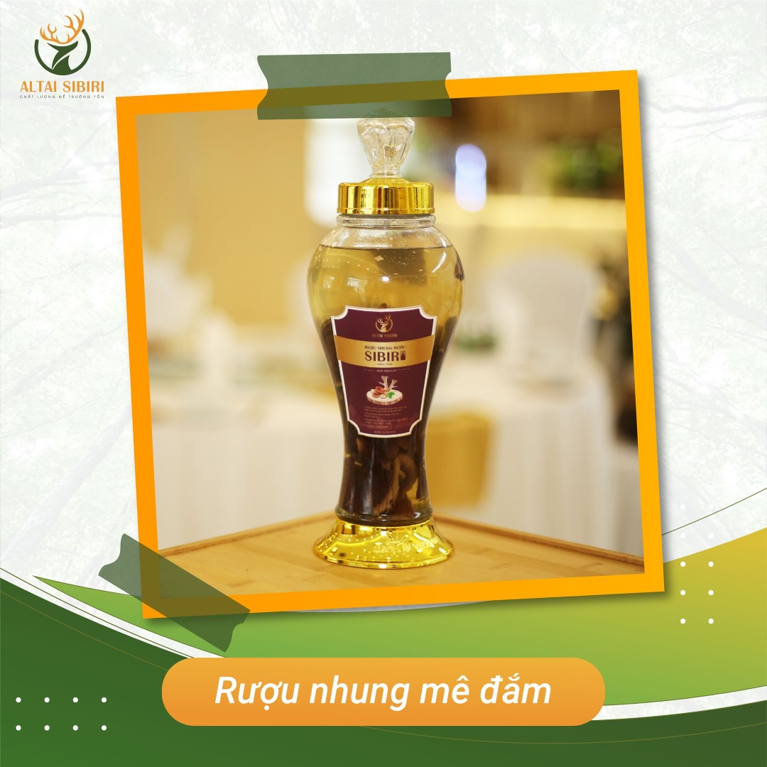 rượu nhung hươu thái lát