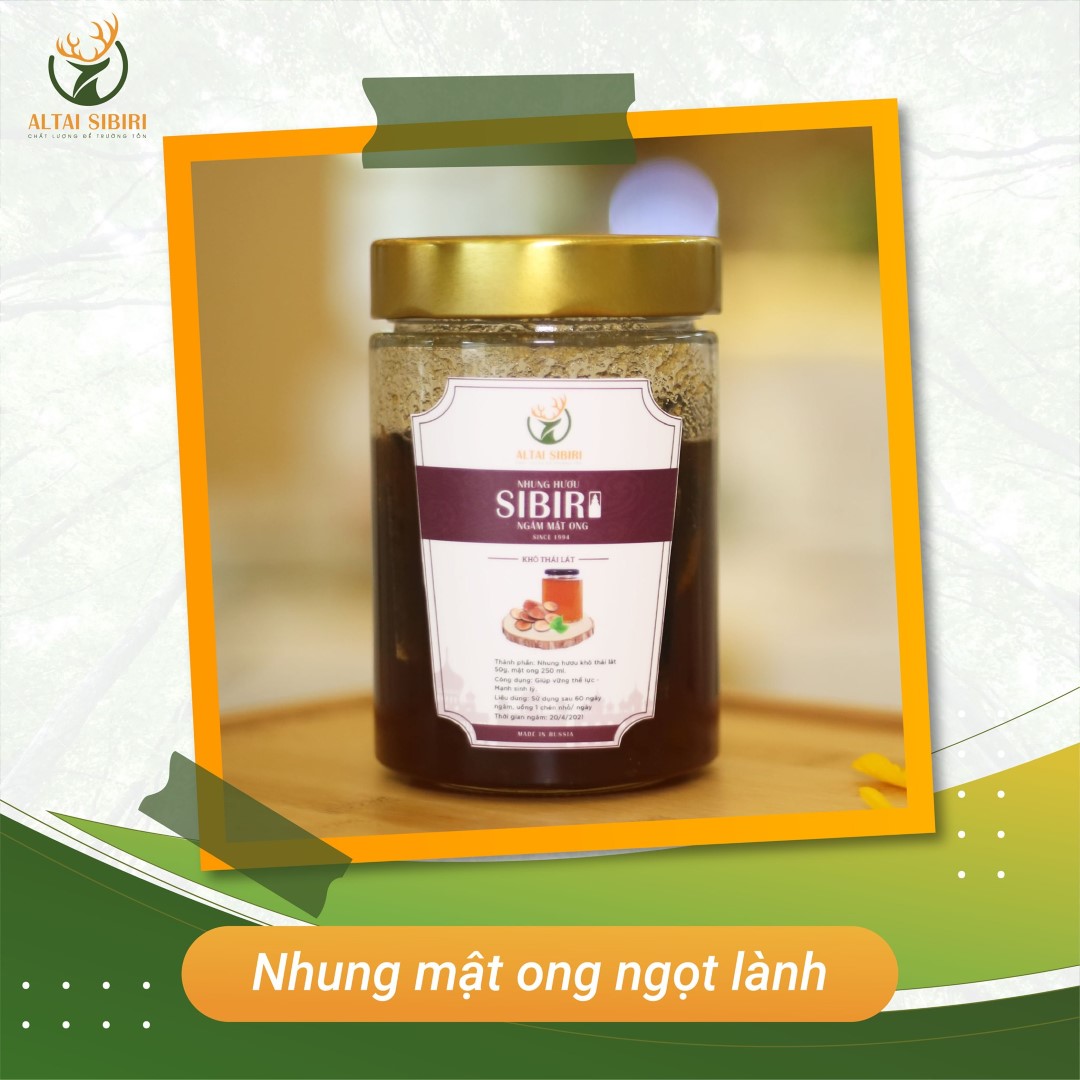 nhung thái lát ngâm mật ong